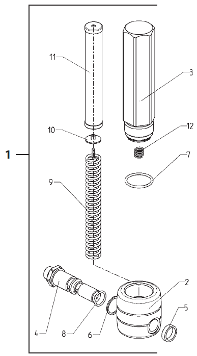 Elite 3000 High Pressure Filter Assembly Parts